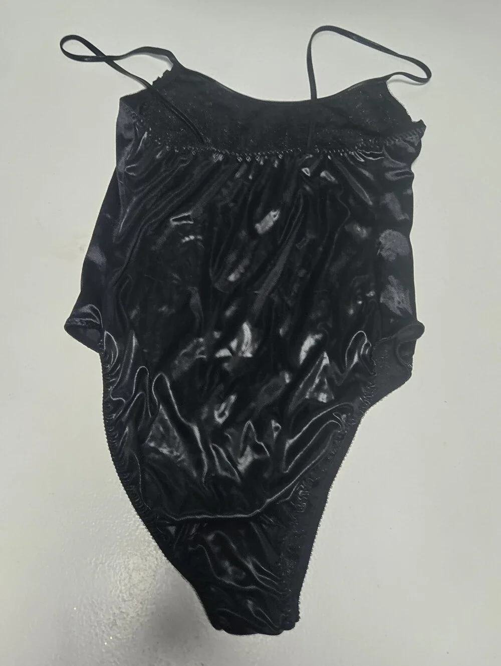 Vintage Miss California Women's Sequin Black Bodysuit Dance Cosplay Size Medium - Picture 2 of 4
